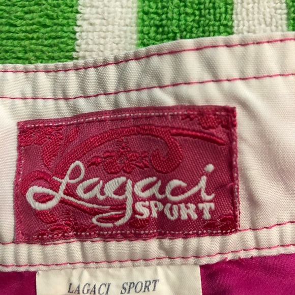 Lagaci Sport Pink Swim Shorts Juniors Lagre - Picture 8 of 10